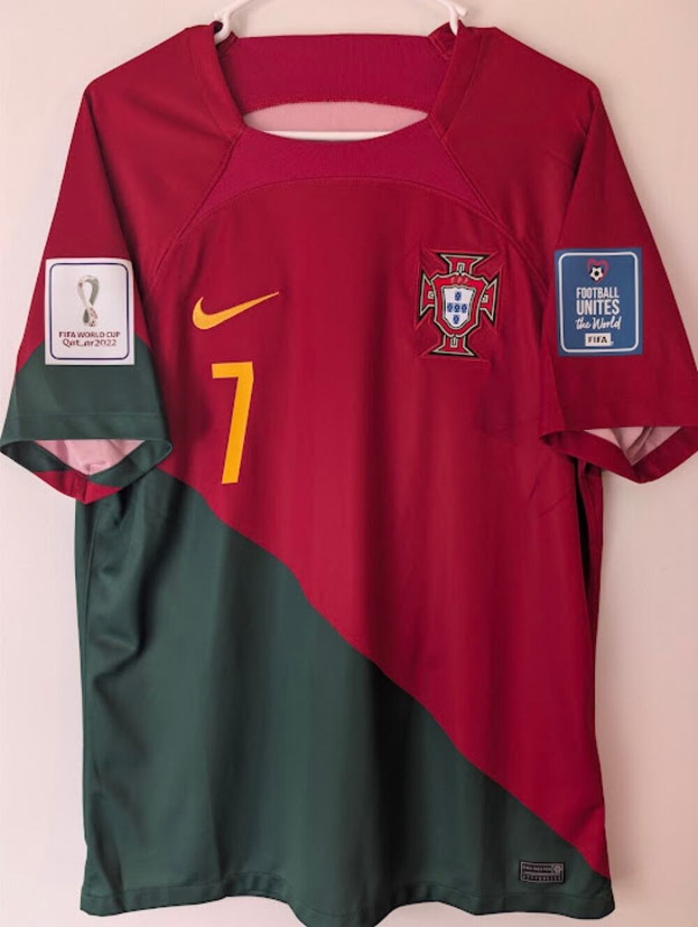 Portugal Ronaldo World Cup Jersey Large